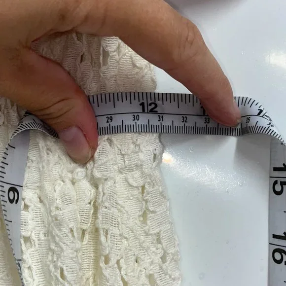 P Luca Milano Size Small Cream Maxi Dress - Picture 6 of 7